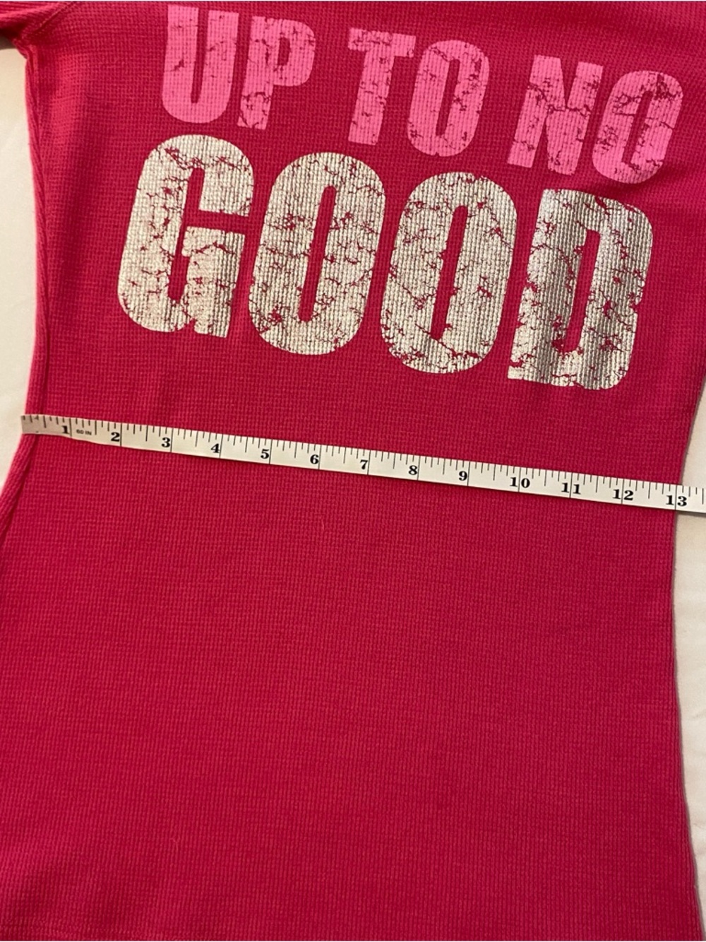 La Senza Waffle Knit Graphic Longsleeve - Picture 6 of 9